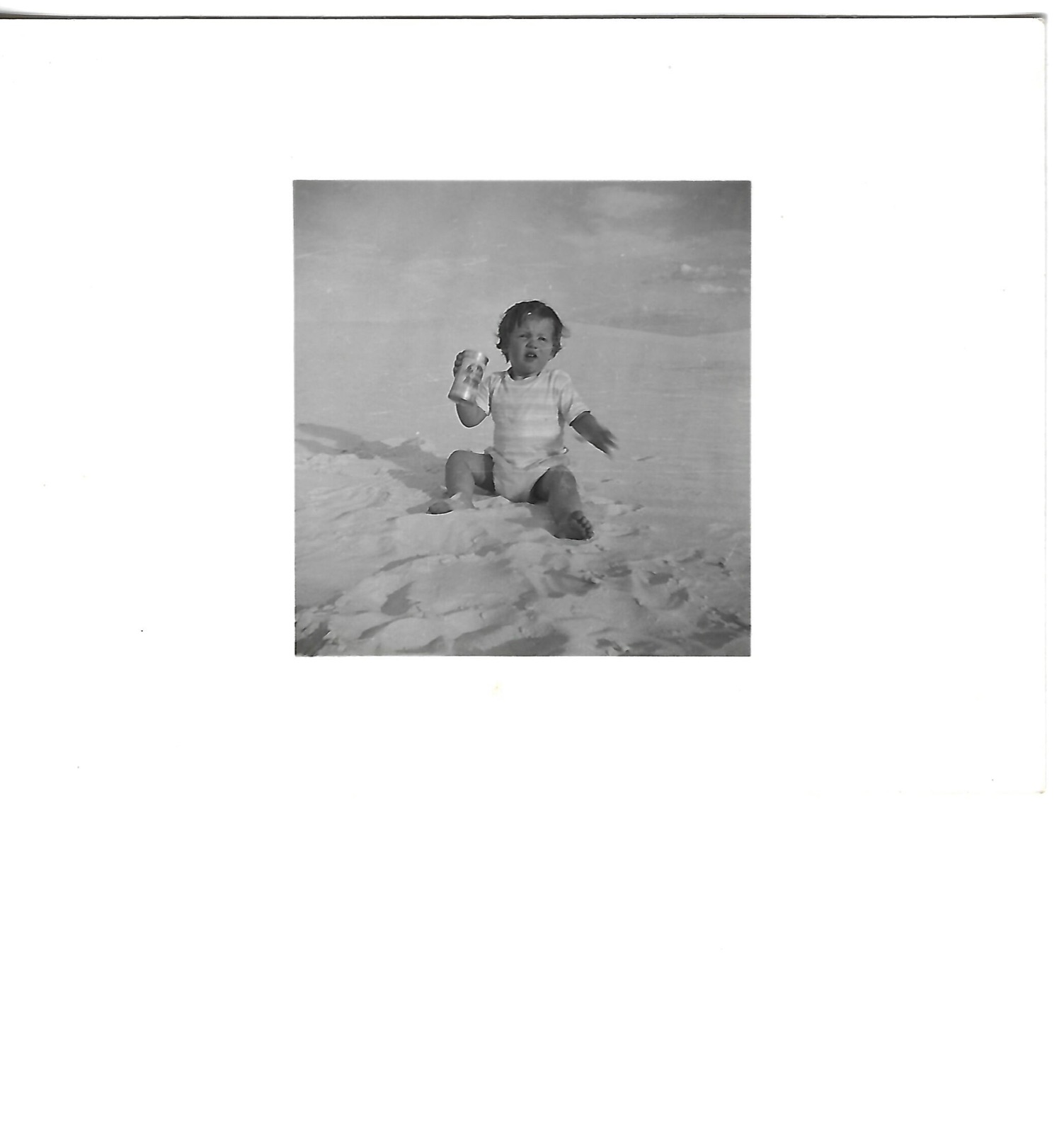 Baby Betty in the snow