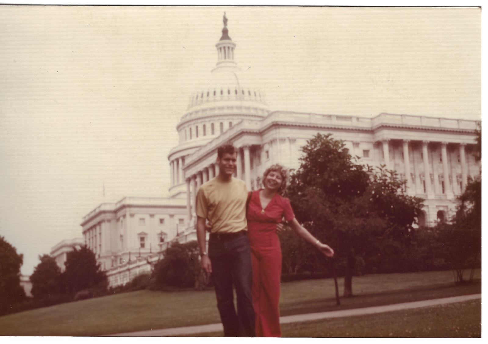 Betty and David at the U.S. Capitol