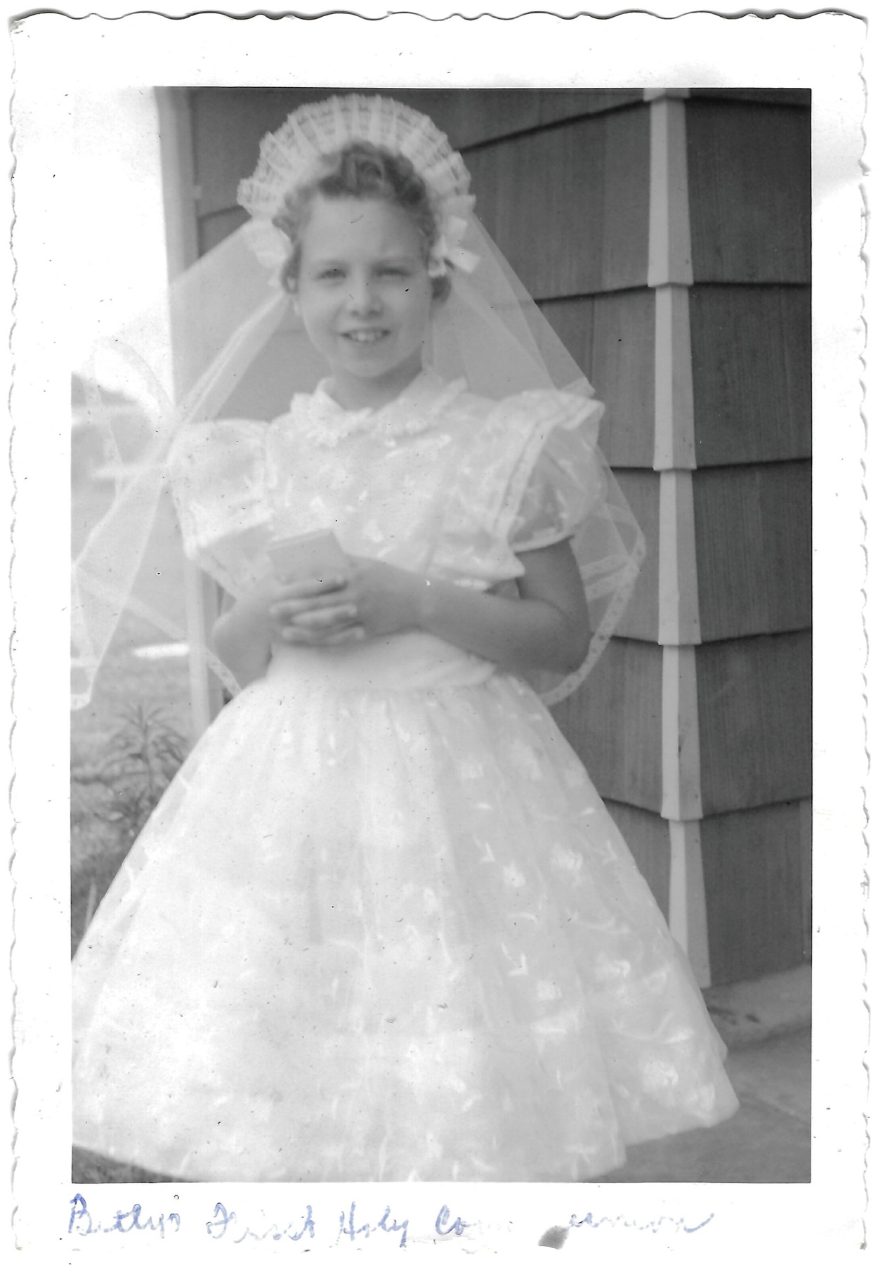 Betty at her First Holy Communion