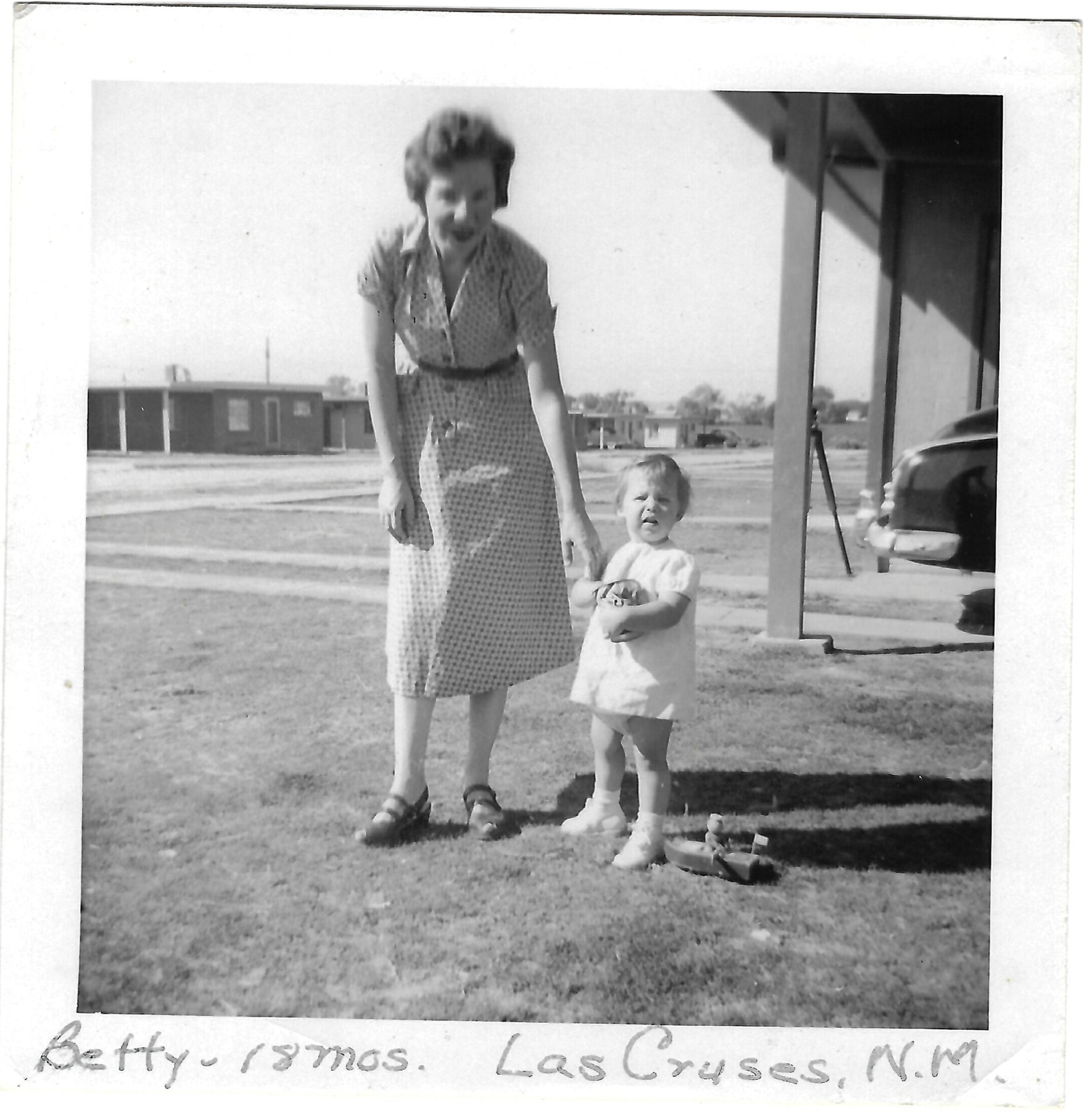 Betty, 18 months old, in Las Cruces, New Mexico