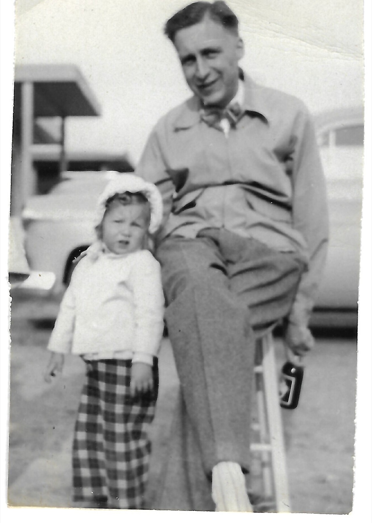 Betty and Jack outdoors