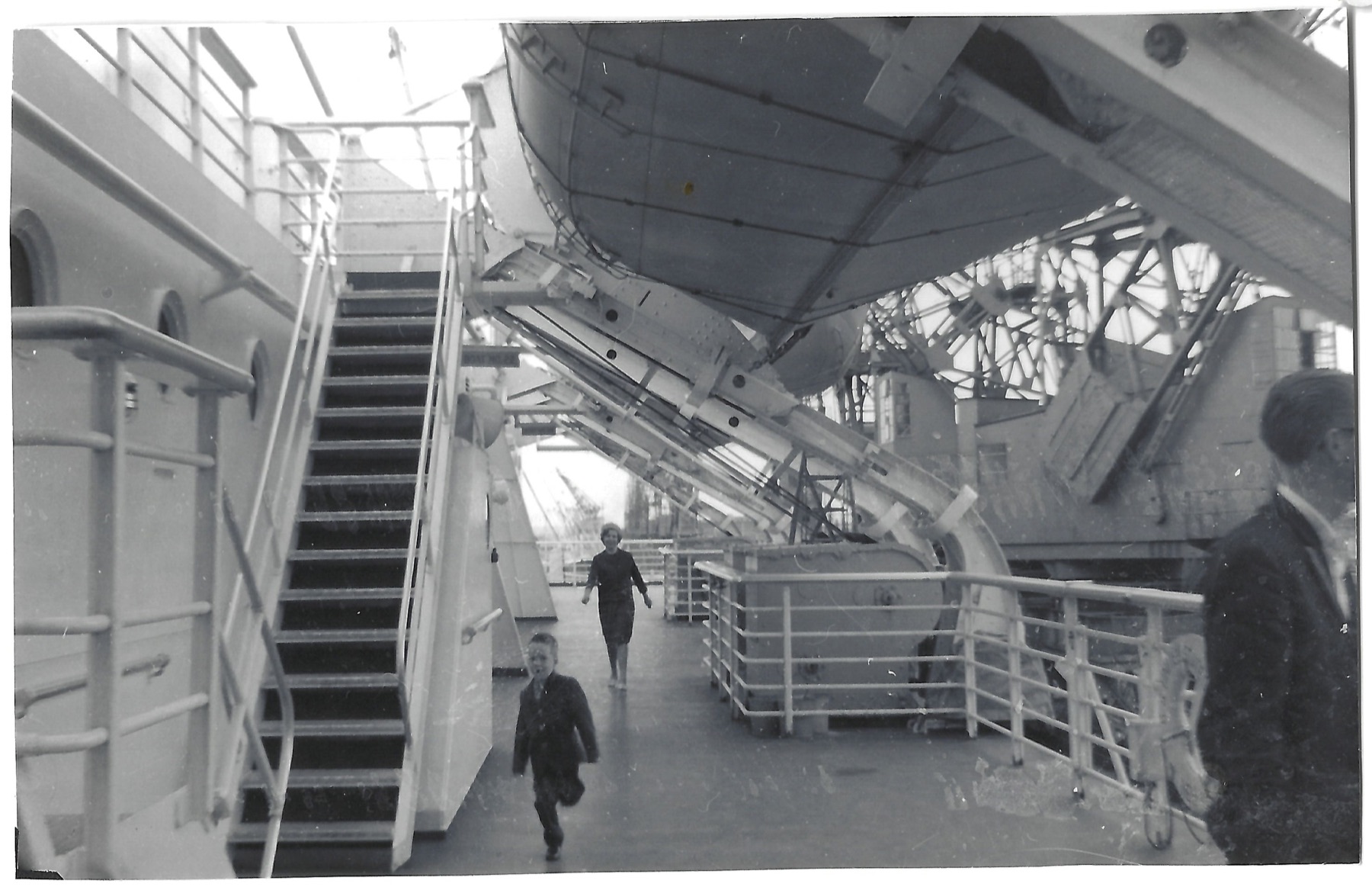 Betty and Bob aboard a ship to or from England