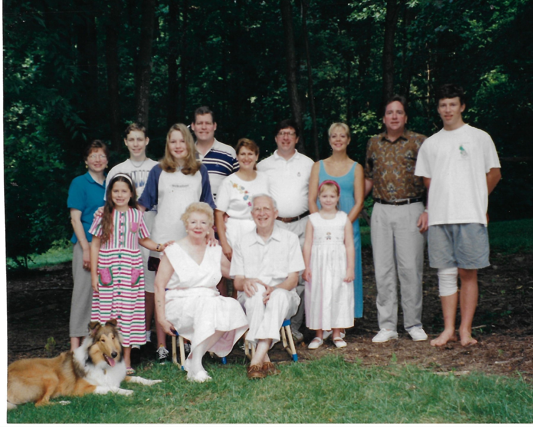 Family reunion at Bob and Jan’s home