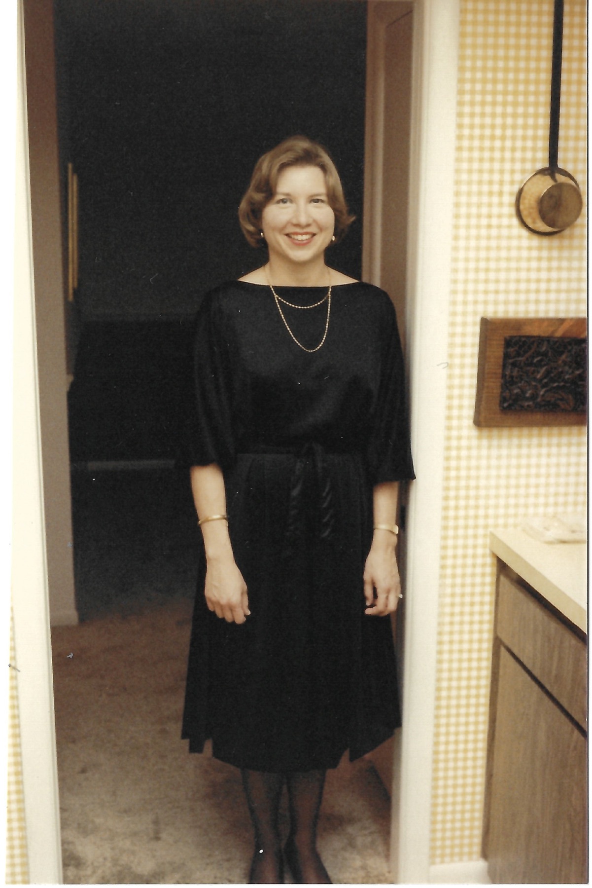 Betty dressed for an evening out