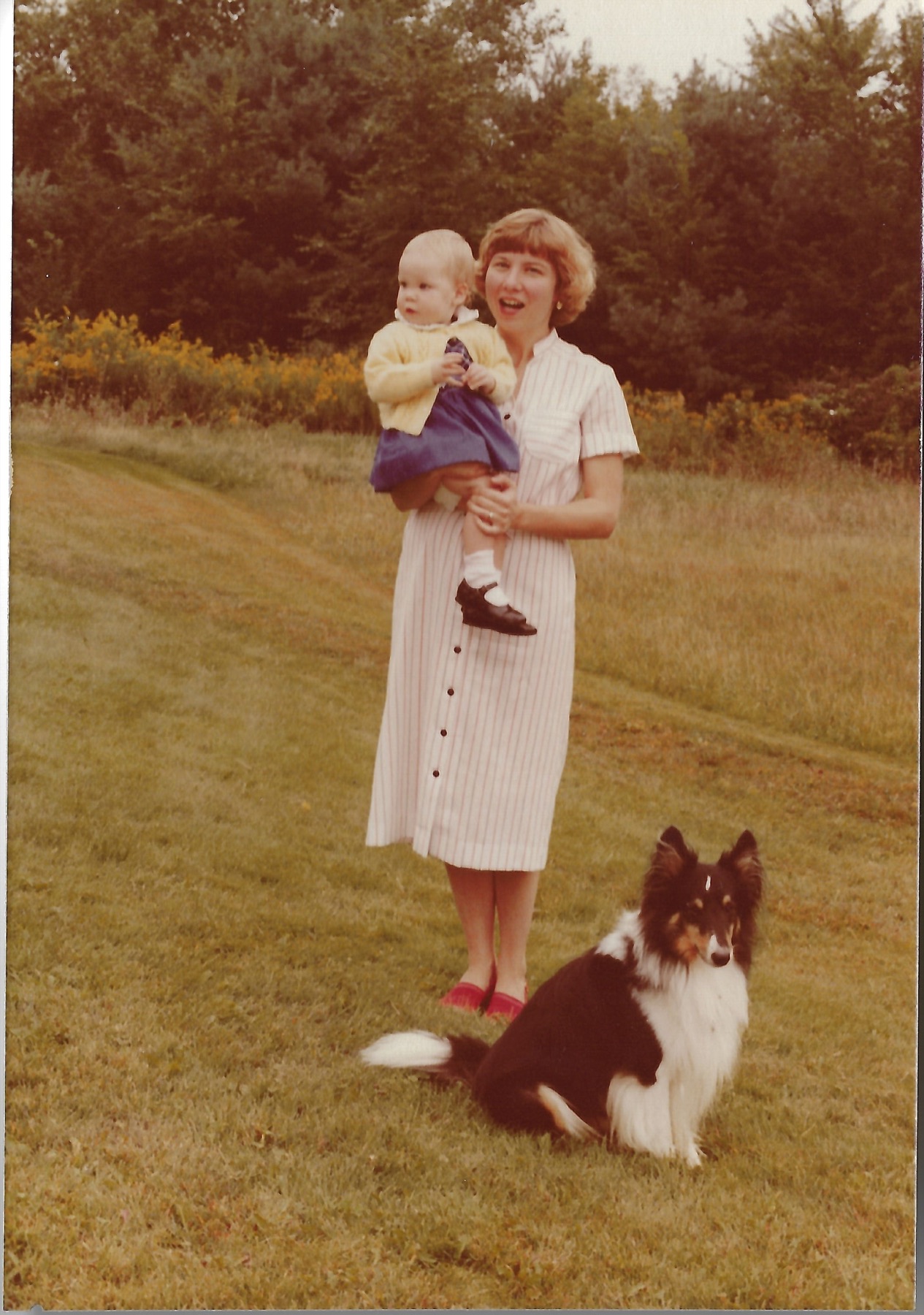 Betty, Eileen, and Lance at home