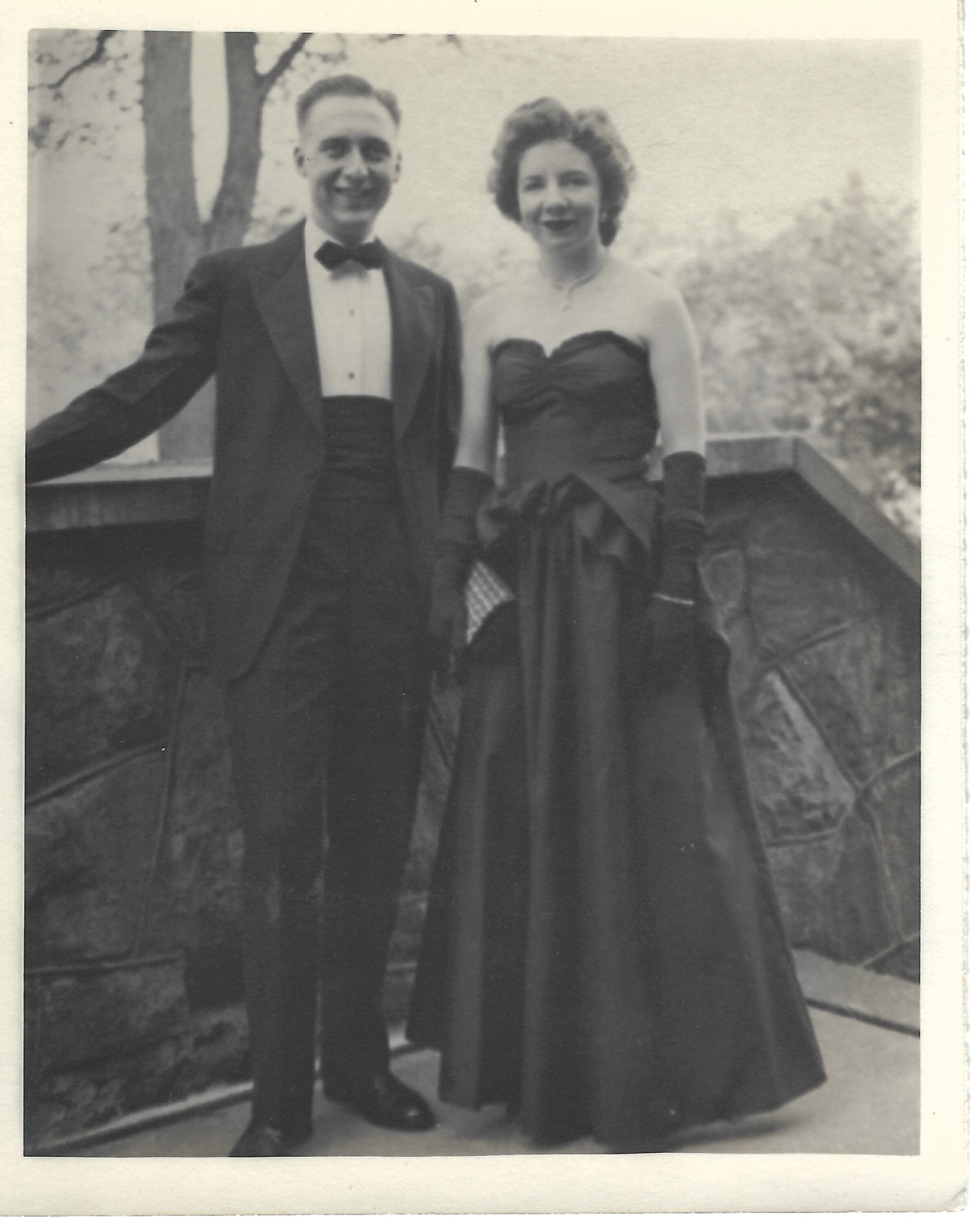 Jean and Jack dressed for a dance at West Point