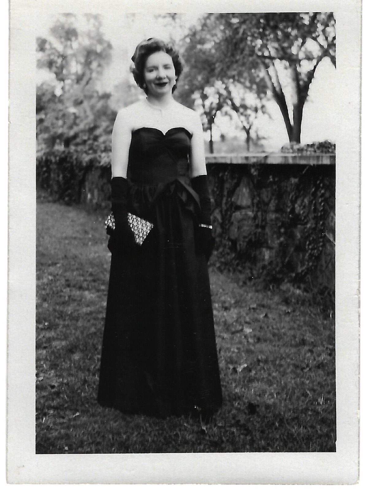 Jean in formal dress at West Point