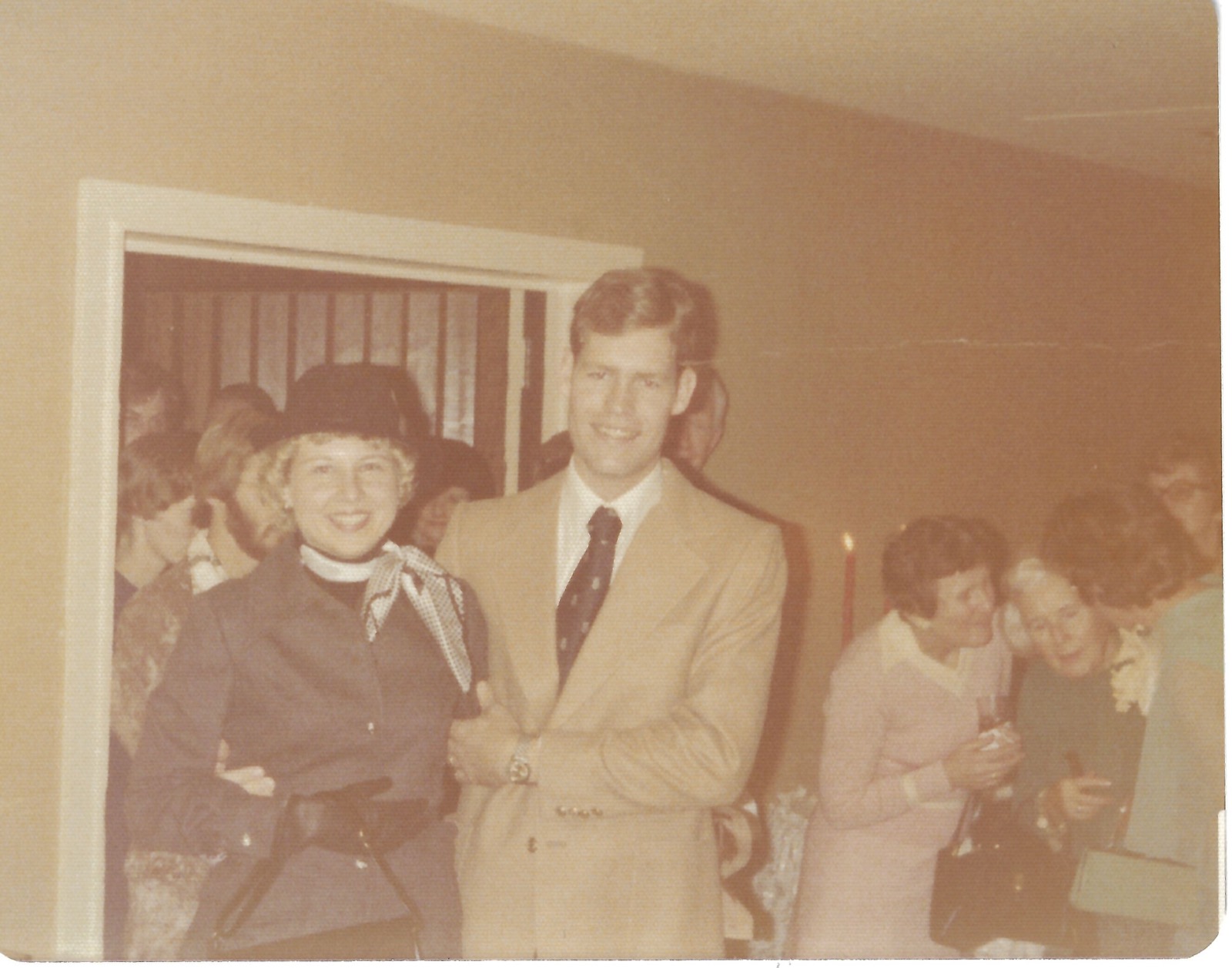 Betty and Dave at a gathering