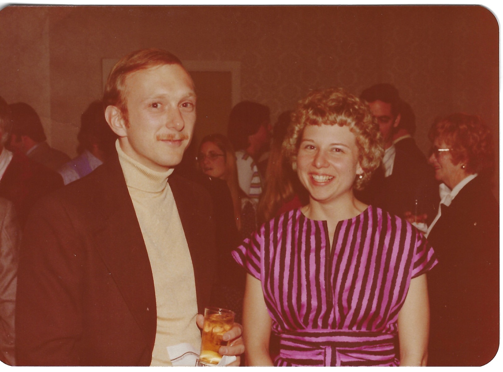 Couple at gathering