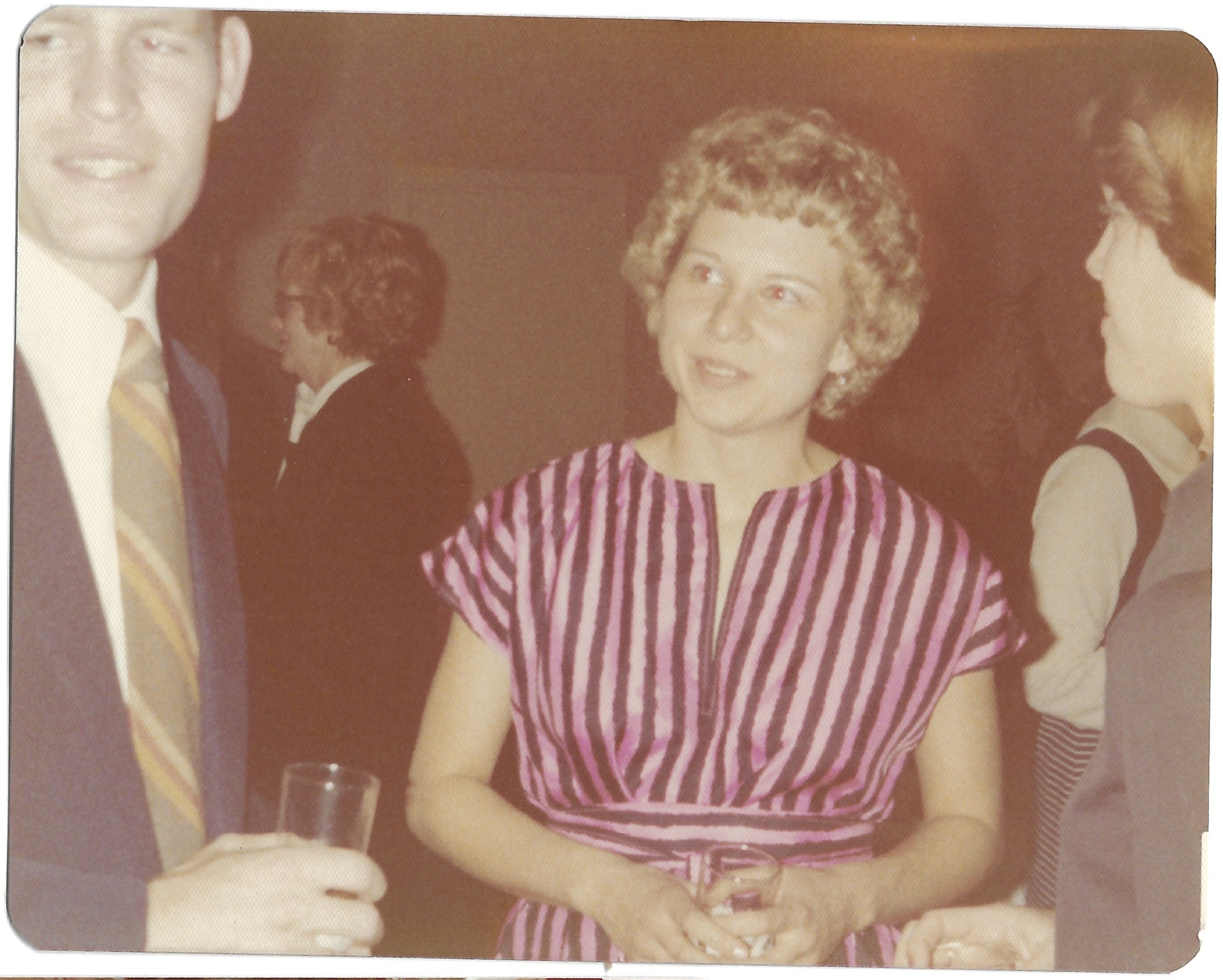 Betty and Dave greeting guests