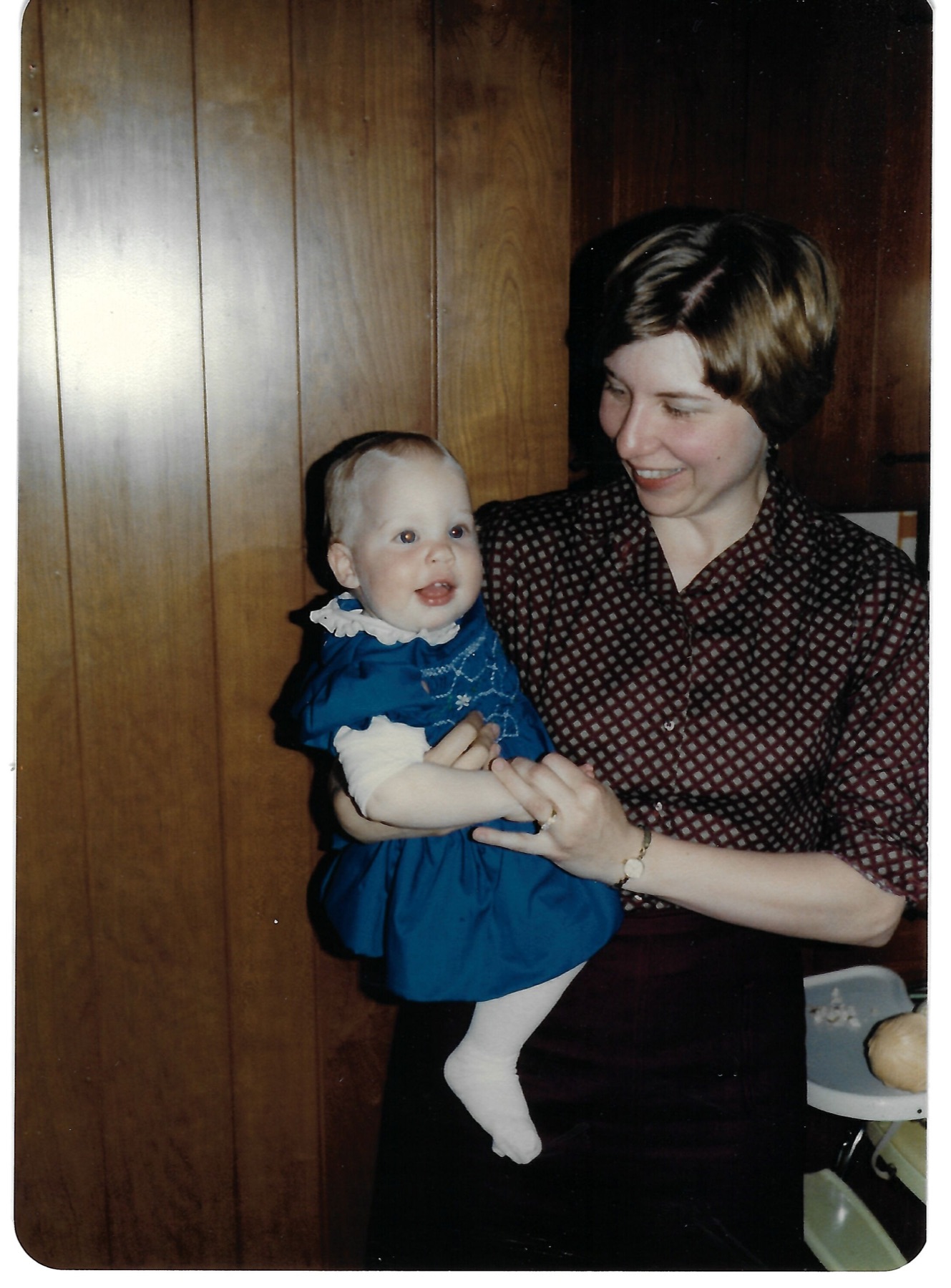 Betty holding baby Eileen
